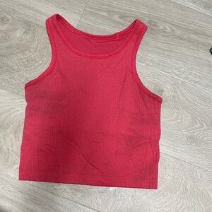 lululemon athletica Red Tank Top